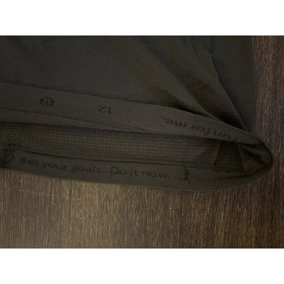 Lululemon Black Swiftly Tech Short Sleeve Shirt Size 12 - Picture 4 of 8